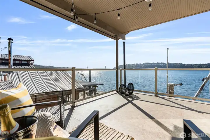 Private Balcony off Primary Bedroom (Level 2)  4 North Salmon Beach