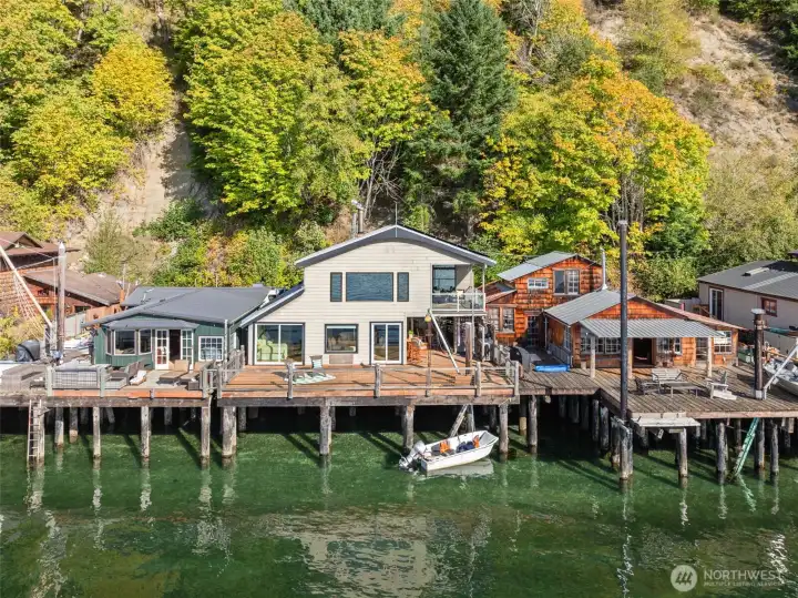 Water view of the home  4 North Salmon Beach