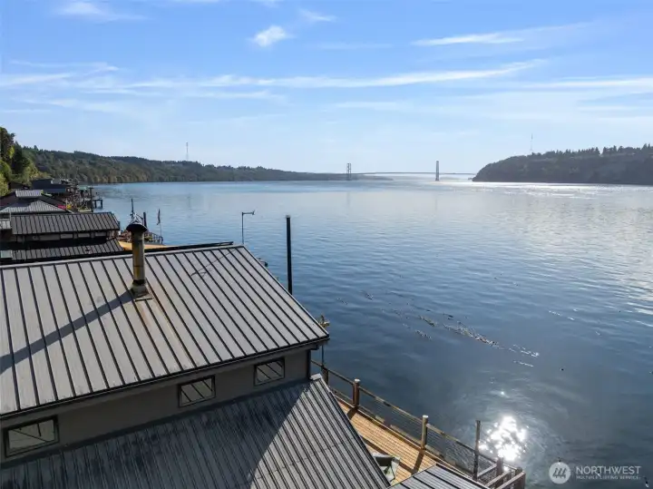 Waterfront View to Narrows Bridge  4 North Salmon Beach