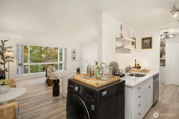 Washer and Dryer in unit! Get creative and build it into the kitchen