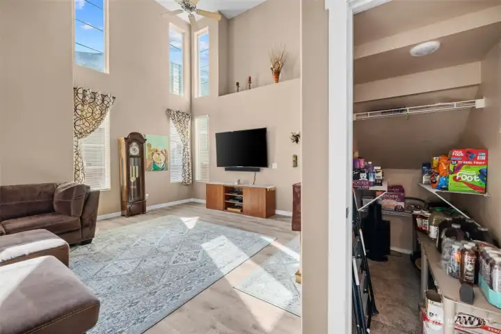 Perfect Blend of Formal Living and Functional Pantry Access