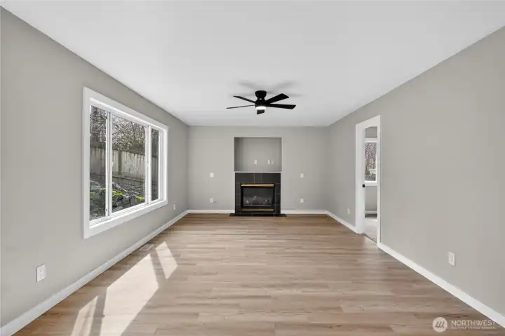 Dining room from island