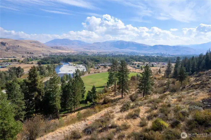 7.9 acres creates a private setting.