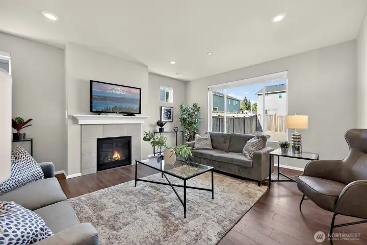You'll love the cozy gas fireplace on cool Fall & Winter days...