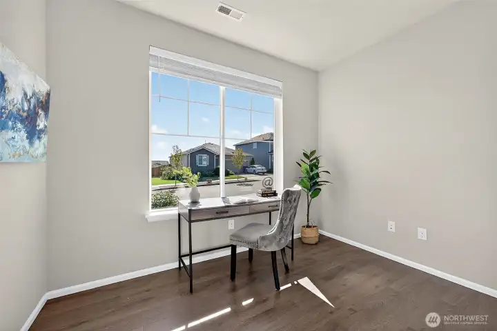 The Den could also be purposed as a main floor bedroom, if needed