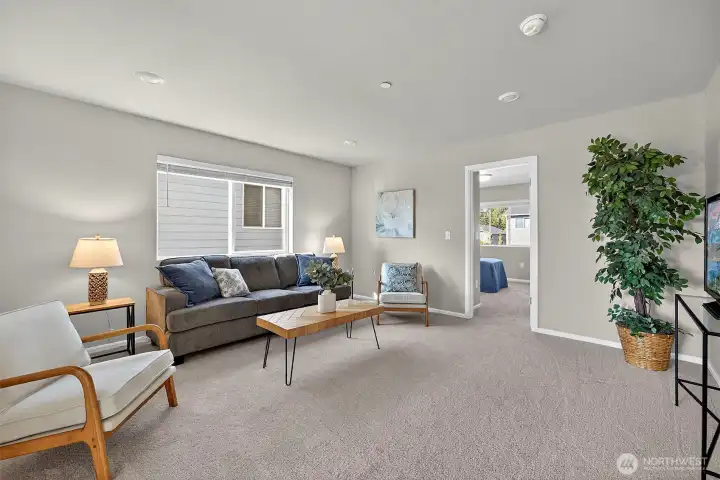The upstairs Bonus Room. WOW!
