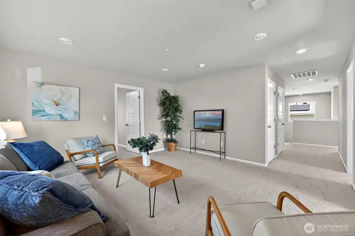 Another view of the massive Bonus Room