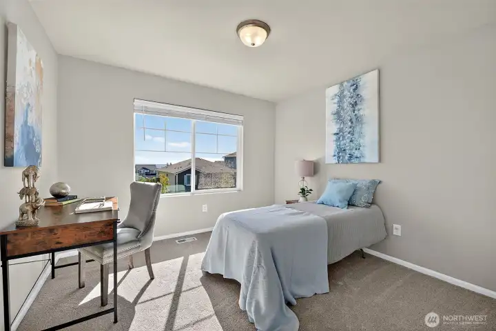 The 1st of 3 guest bedrooms