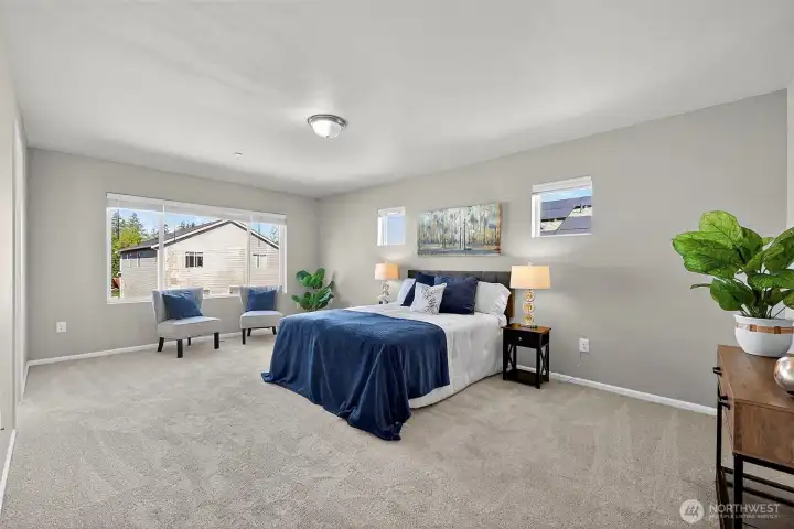 Here is your generous Primary Suite
