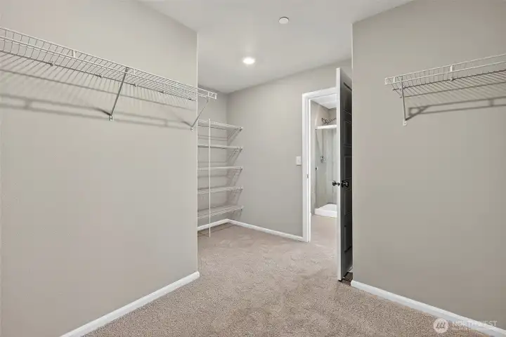 Another view of this amazing Primary Closet