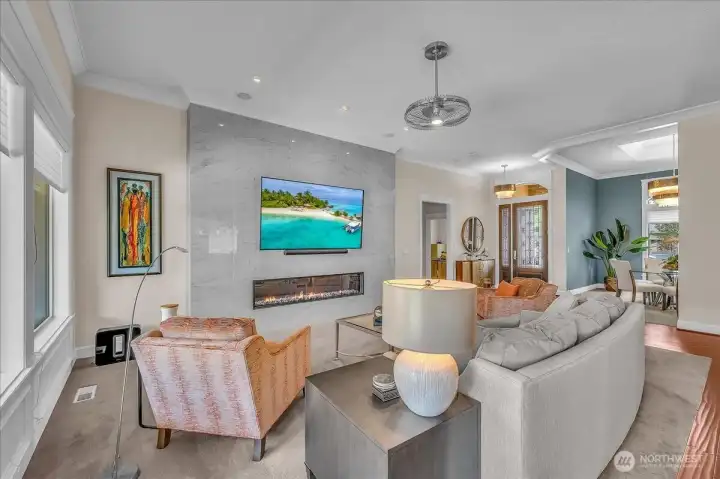 Living Room/Electric Fireplace