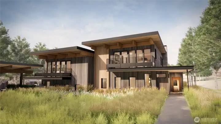 AI generated front of home