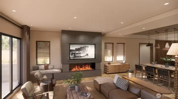 AI generated living room
