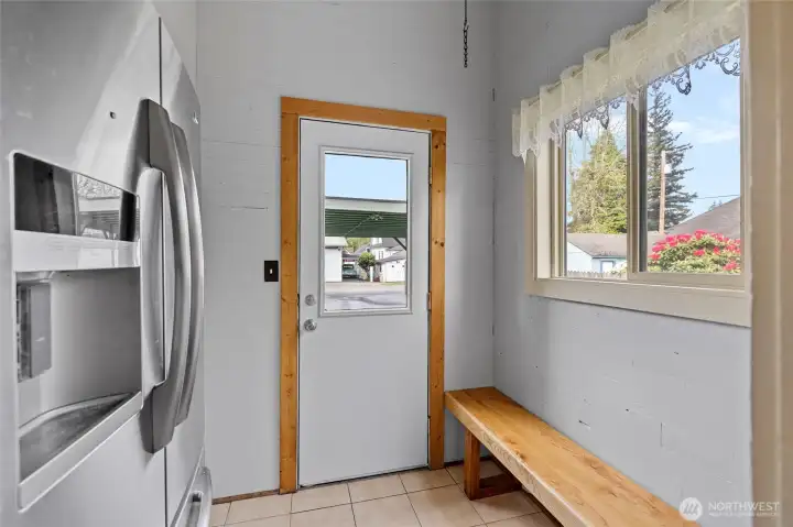Back entry with pantry storage