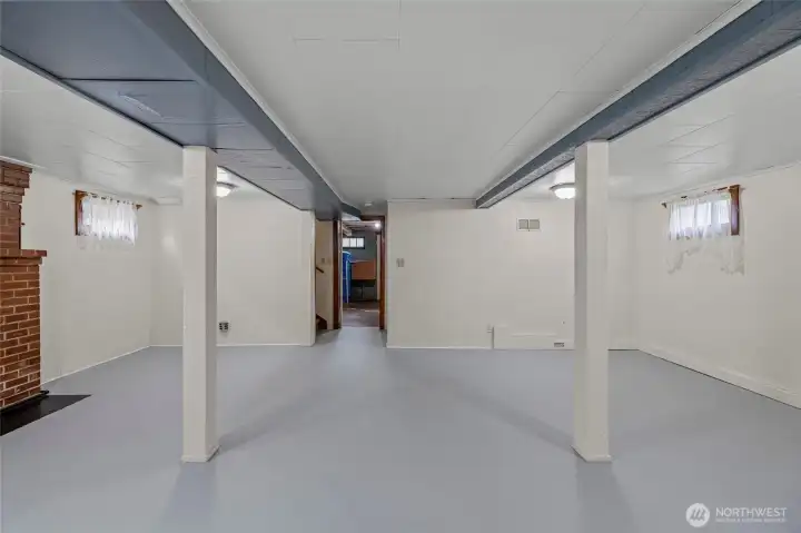 Lower level rec-room
