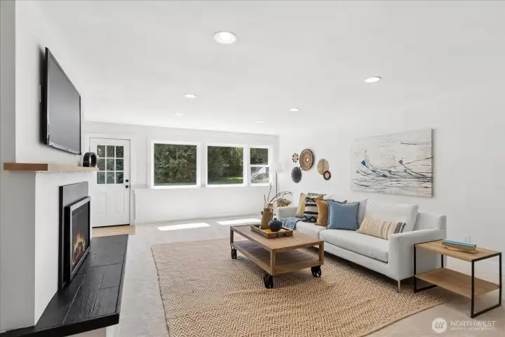 Expansive bonus living area perfect for movie nights, games, or entertaining