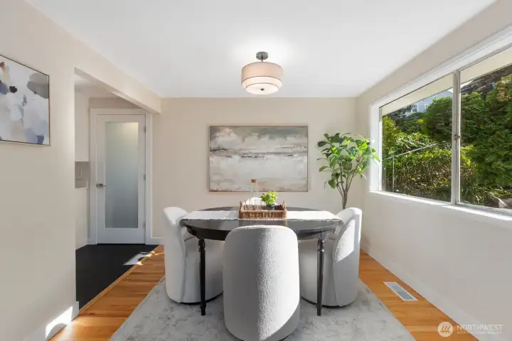 Dedicated dining space