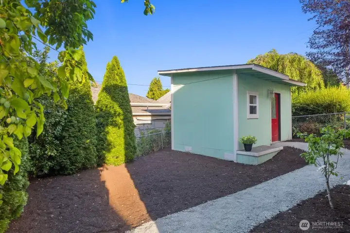 More than enough room for a grassy yard and/or garden