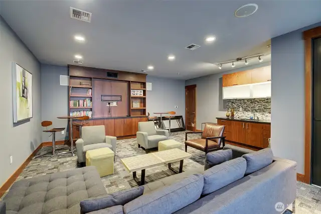 Common room on 1st floor for resident use.