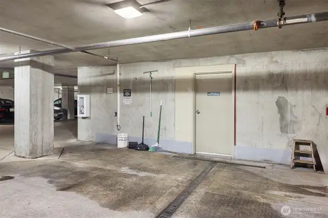 Car Wash Station, located in the parking garage.