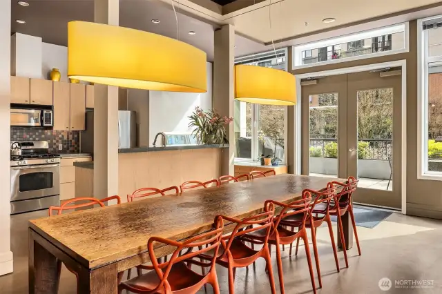 Community Club Room, great for hosting friends for special events. Complete with a kitchen for cooking.