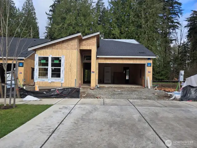 Your new home is framed and the roof is on, move in this summer!