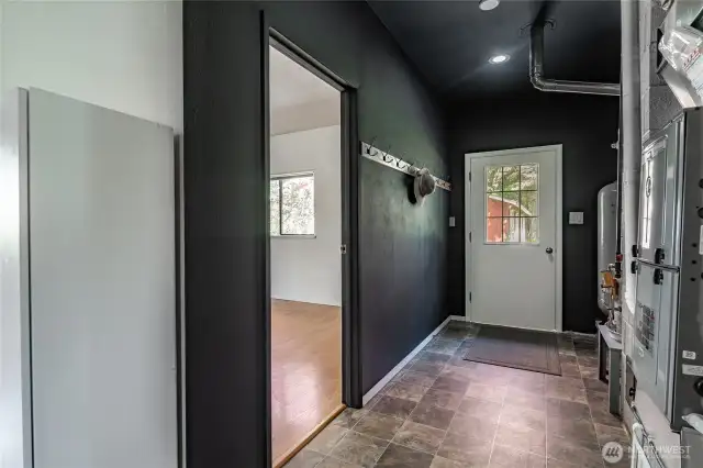 Mud room and Bonus room off. New furnace and hot water tank
