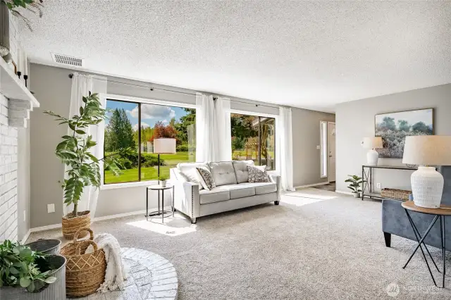 Living Room - southern facing with lots of natural light