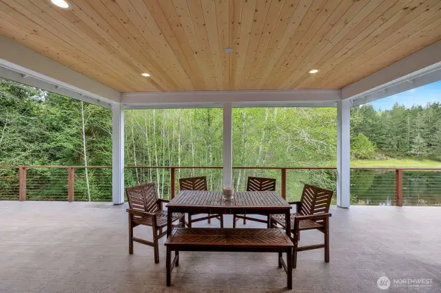 Step outside onto your expansive deck and be instantly transported to a tranquil treehouse oasis, overlooking a lush greenbelt that offers unparalleled privacy and a connection to nature.