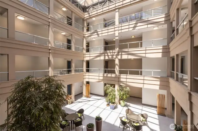 Interior courtyard