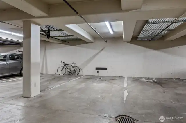 Deeded garage parking space