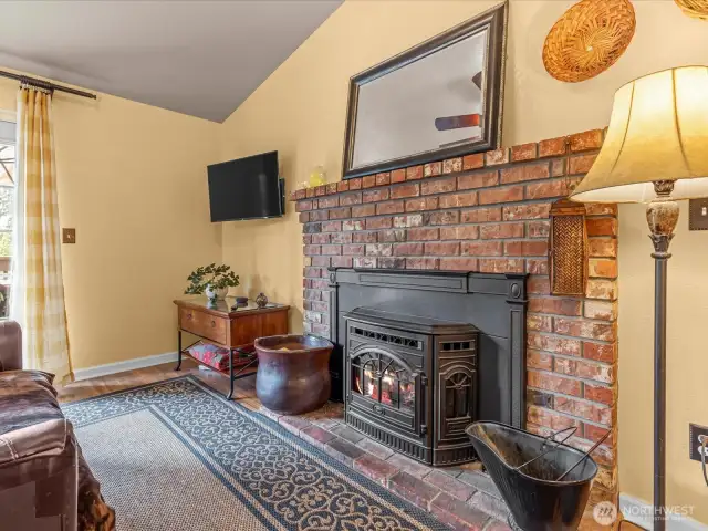 The pellet stove has been serviced yearly.