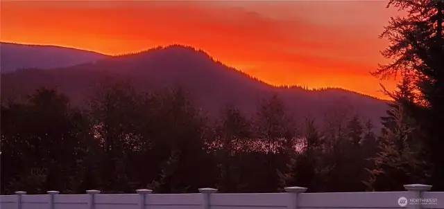 The most incredible sunrises from this spot! The sunsets are amazing too when the hills get lit glow from the setting sun!