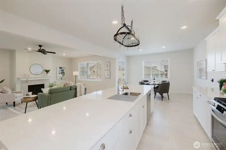 Cabinets and countertops galore!