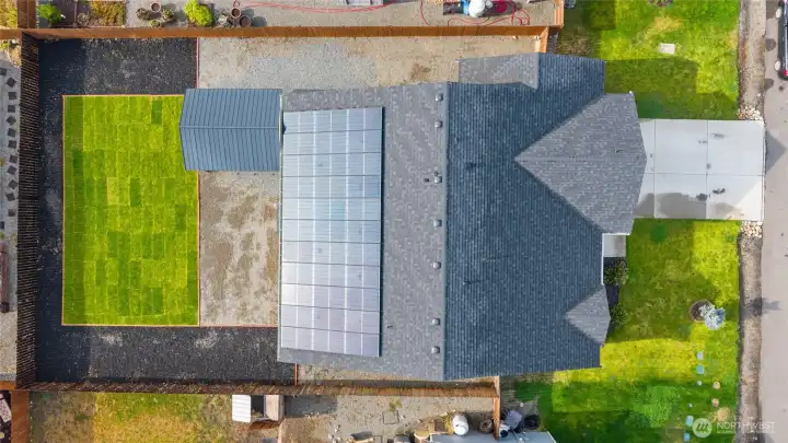 33 Solar Panels on SE facing roof face