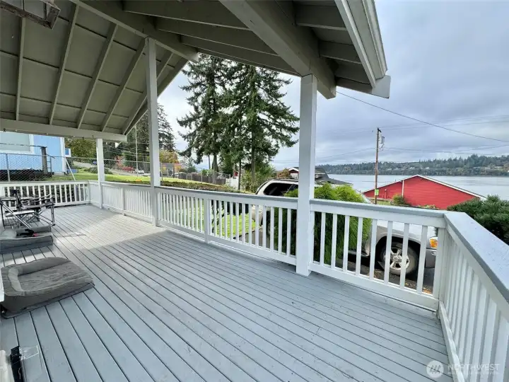 Large wrap-around porch