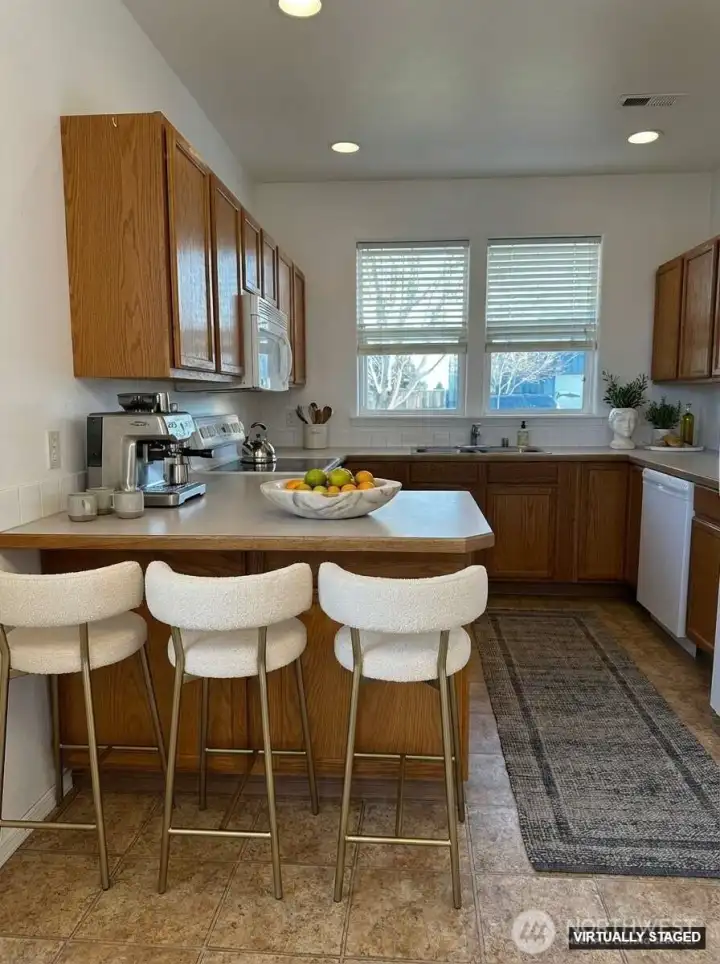 kitchen With All Appliances Included!