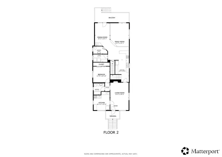 Main level floor plan.