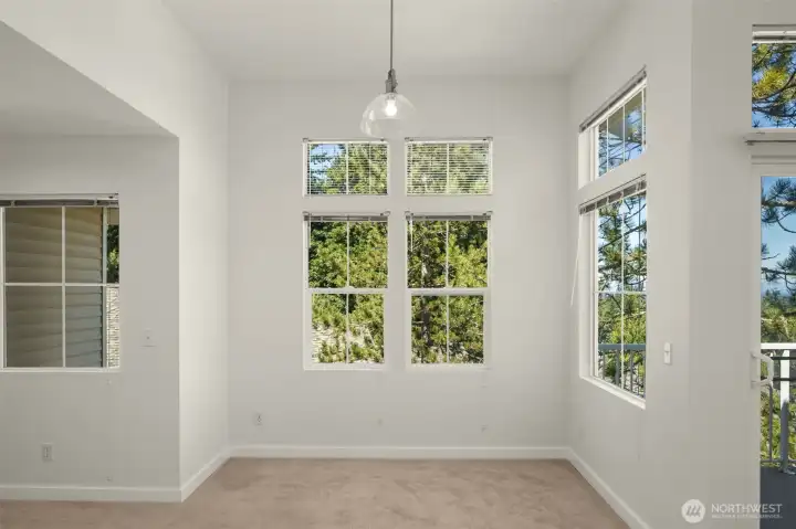 Natural light fills every room