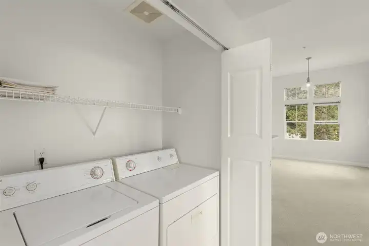 Laundry closet