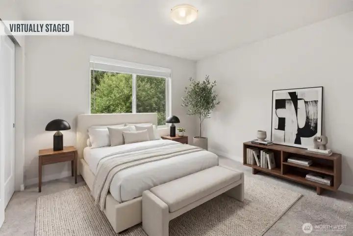 2nd bedroom virtually staged