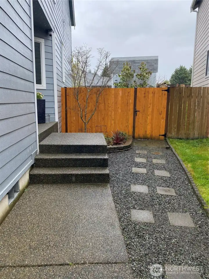 Pathway to the front door!