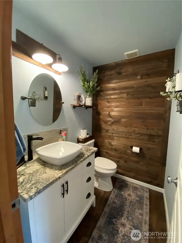 Main floor half bath!