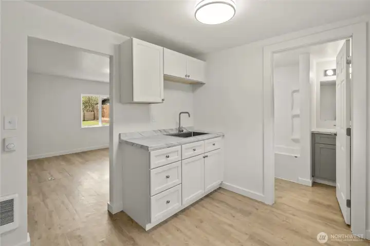 Studio wet bar