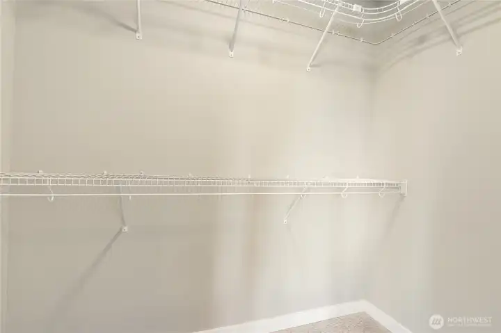 Primary walk-in closet