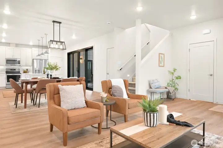 Premium flooring and fixtures add timeless elegance