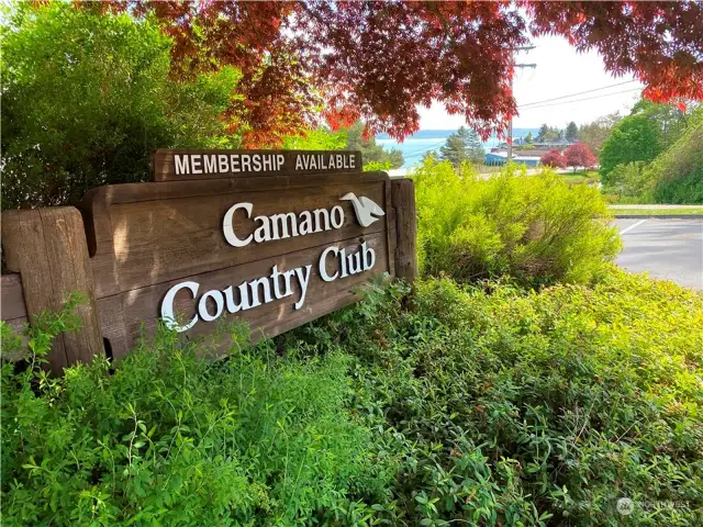 Camano Country Club with optional clubhouse membership and day use