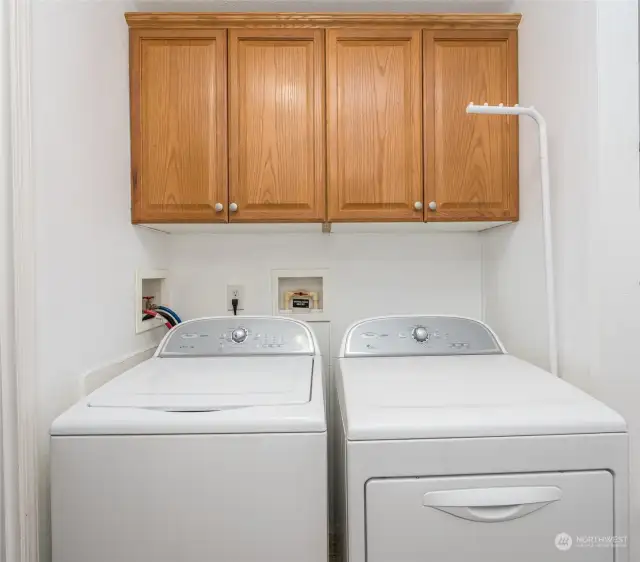 Washer and dryer room