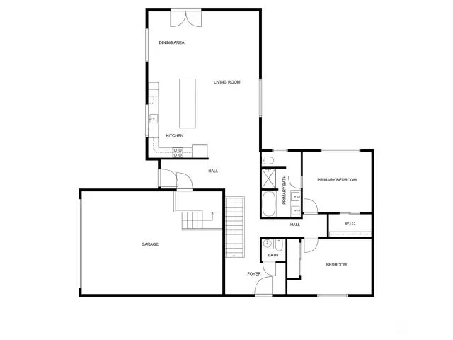 Main floor plan.