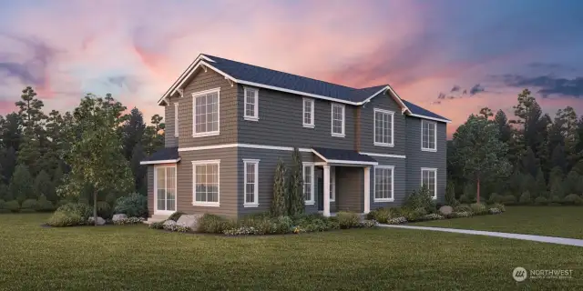 The Hemlock Shingle by Toll Brothers. Artist rendering